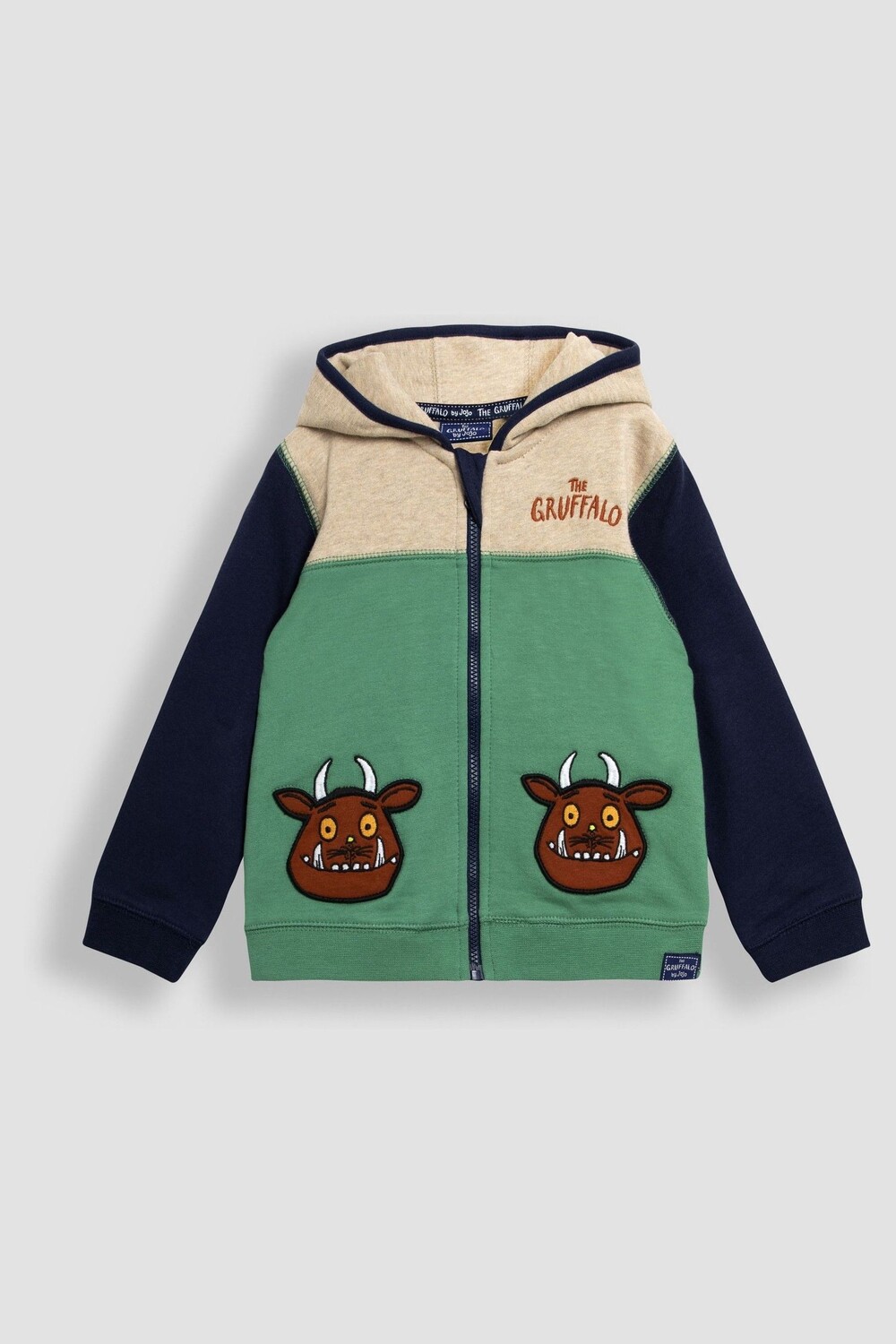 

Толстовка из джерси с аппликацией gruffalo Jojo Maman Bébé, синий