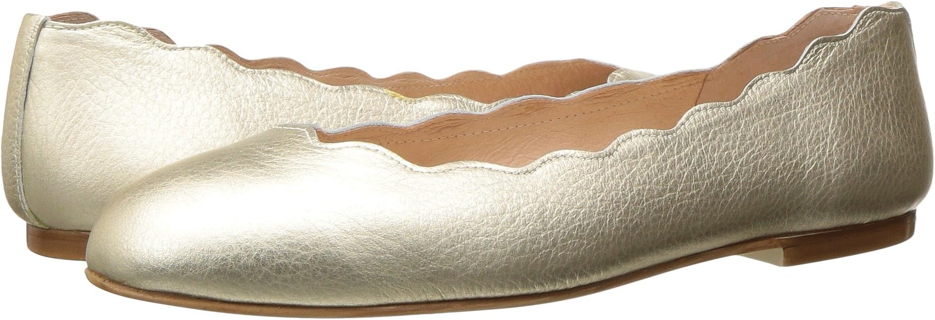 

Балетки Jigsaw French Sole, цвет Platino Pebble Metallic Printed Leather