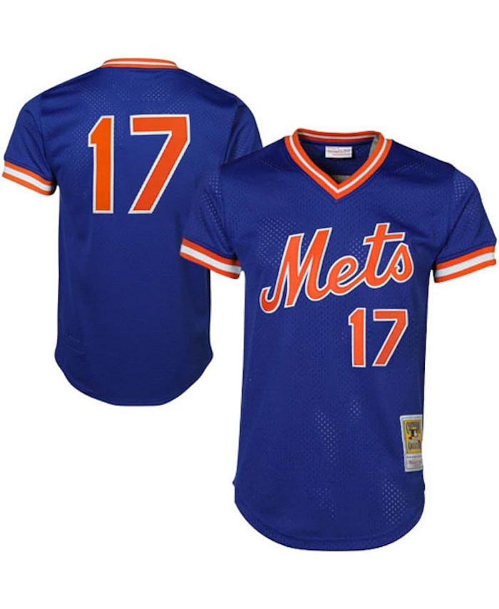 

Мужская тренировочная майка с сеткой Keith Hernandez Royal New York Mets Cooperstown Mitchell & Ness, синий