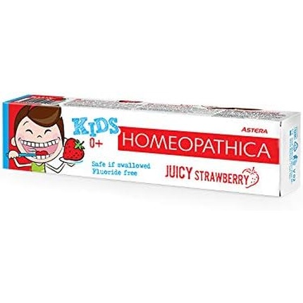 

Зубная паста Astera Homeopathic Kids 0+ Сочная клубника 50мл, Aroma