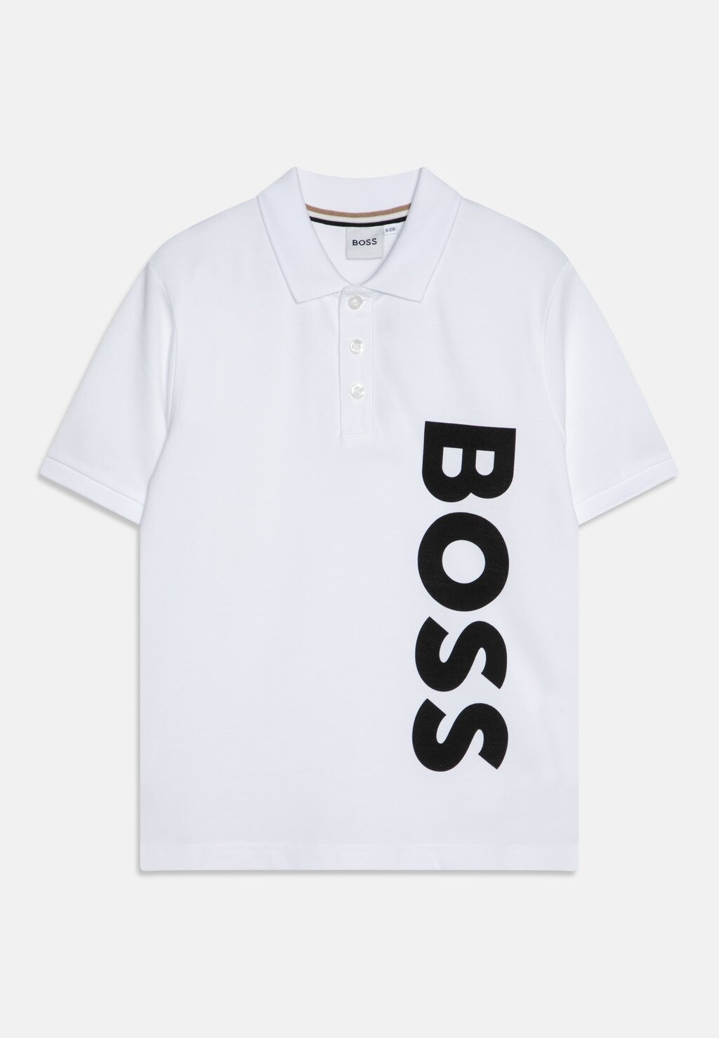 Рубашка-поло SHORT SLEEVE BOSS Kidswear, цвет white рубашка поло short sleeve hugo kids цвет white