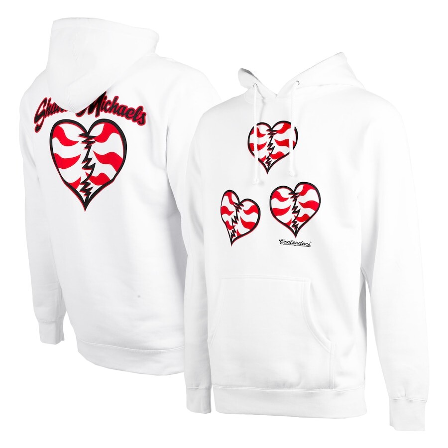 

Пуловер с капюшоном Contenders Clothing Shawn Michaels, белый