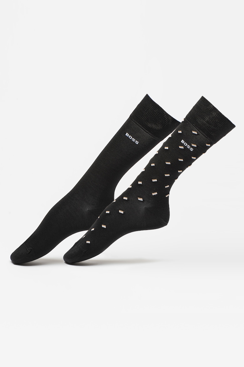 Длинные носки – 2 пары Boss, черный