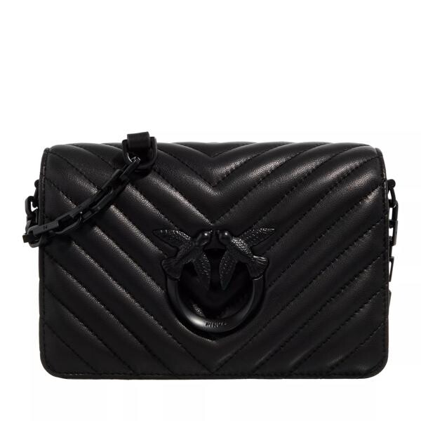 

Сумка love click mini nero limousine block Pinko, черный