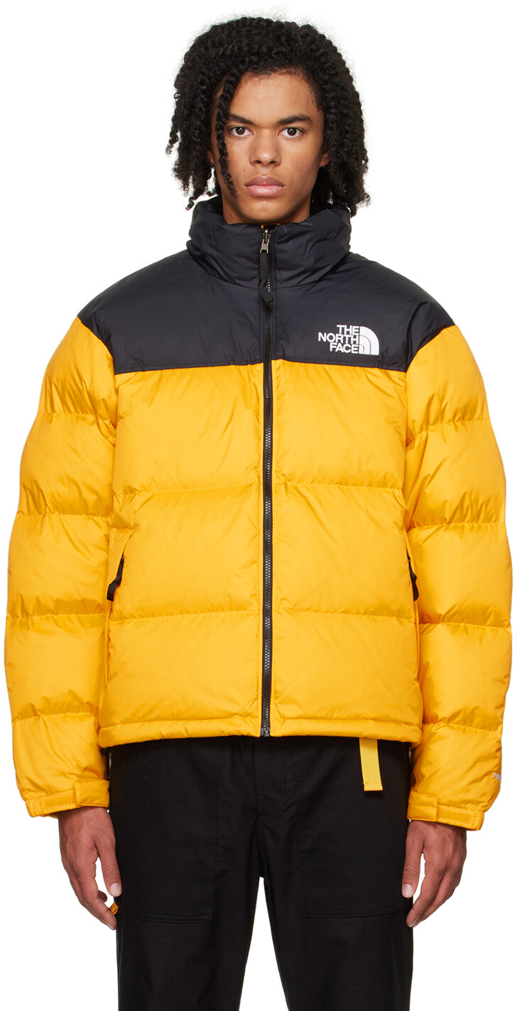 

Желто-черный пуховик Nuptse 1996 года The North Face в стиле ретро