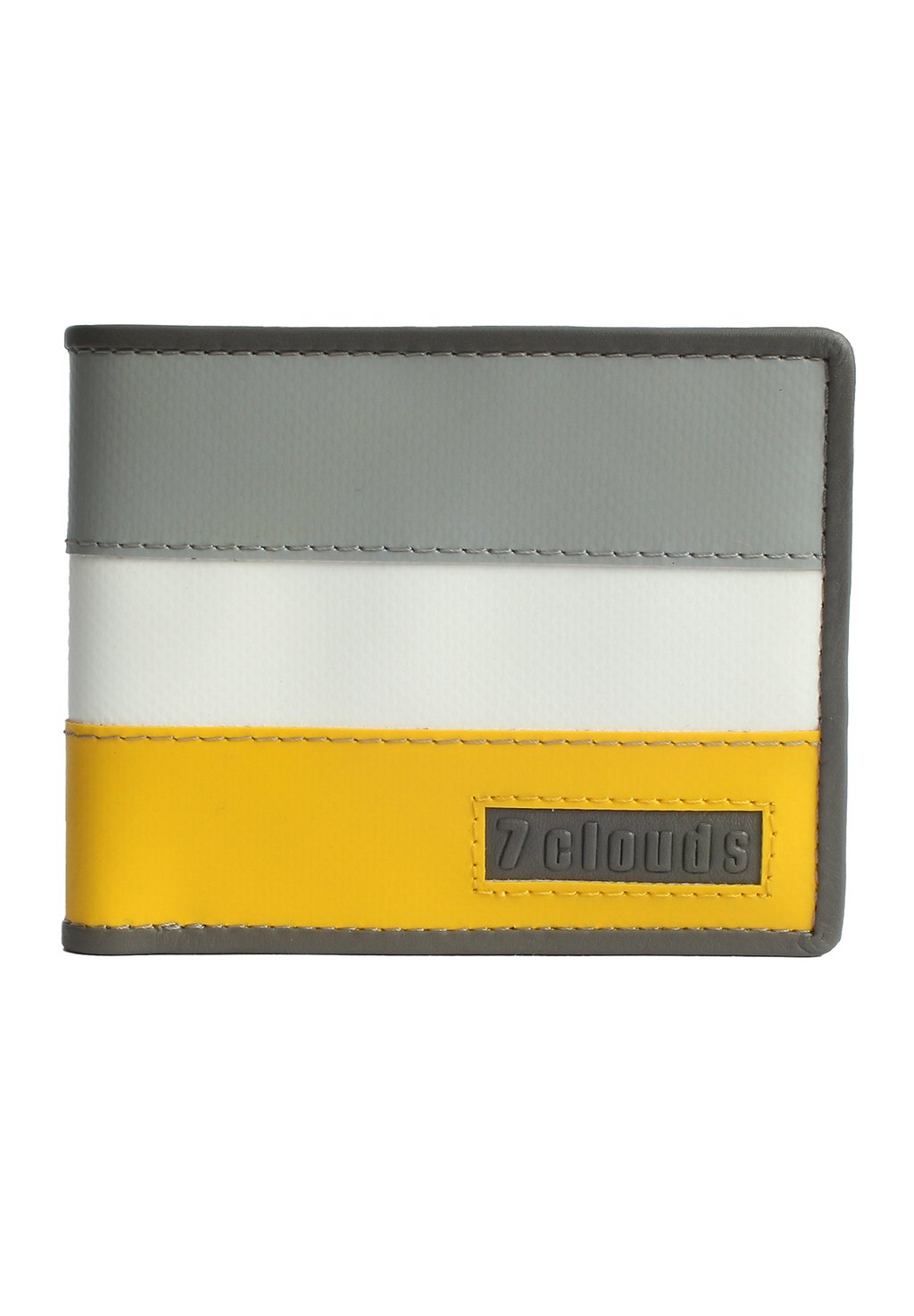 Кошелек RFID-MEKUN 7 1 7Clouds, цвет yellow white grey