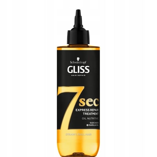 Питательное экспресс-уход за волосами, придающий мягкость и блеск 200мл Gliss Kur 7sec Express Repair Treatment Oil, Schwarzkopf