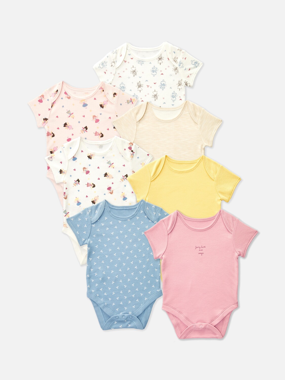 

Комплект боди нагрудника и леггинсов Disney Primark, розовый