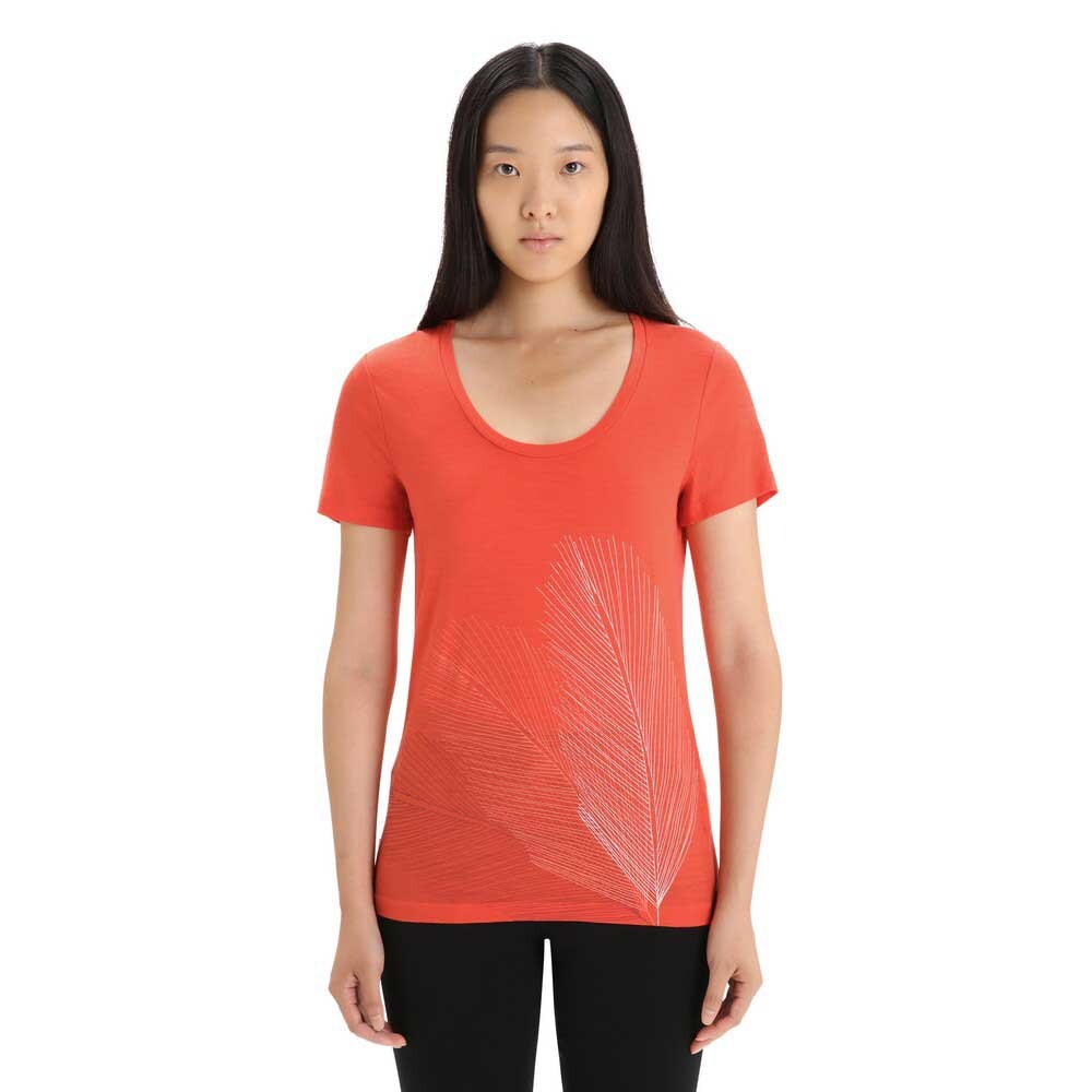 

Футболка Icebreaker Tech Lite II Scoop Tee Plume, оранжевый
