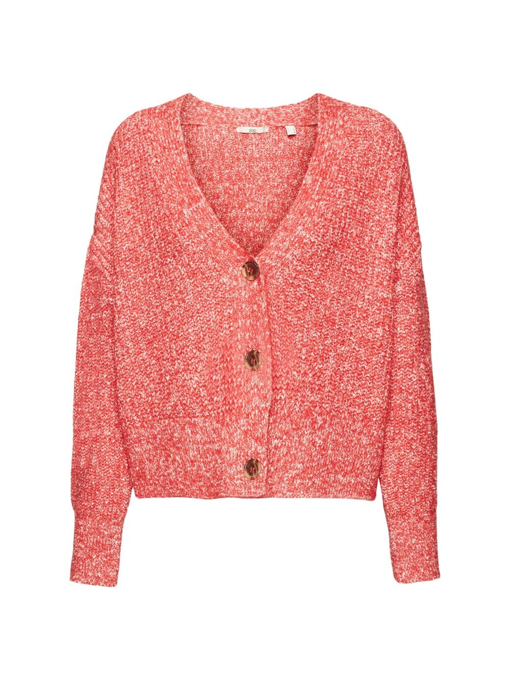 

Вязаный кардиган Esprit, крапчатый красный