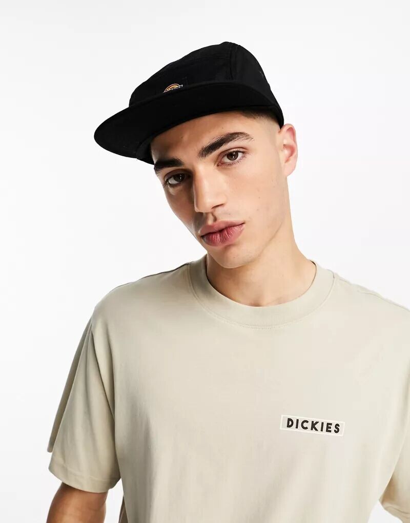 

Черная кепка с 5 панелями Dickies Albertville