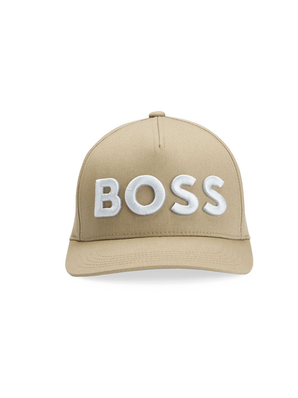 

Кепка из хлопкового твила с вышитым логотипом и регулируемым ремешком BOSS, зеленый