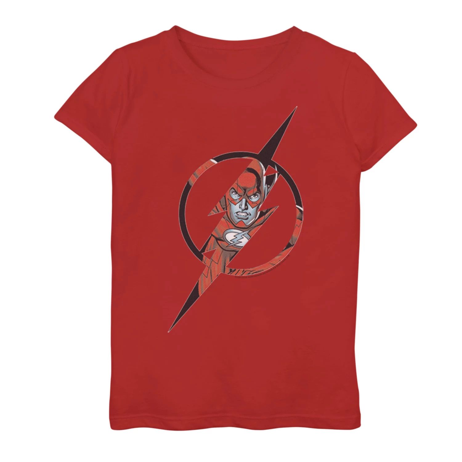 Футболка с графическим рисунком и логотипом DC Comics для девочек 7–16 лет DC Comics футболка с геометрическим плакатом и графическим рисунком dc comics для девочек 7–16 лет с бэтменом dc comics