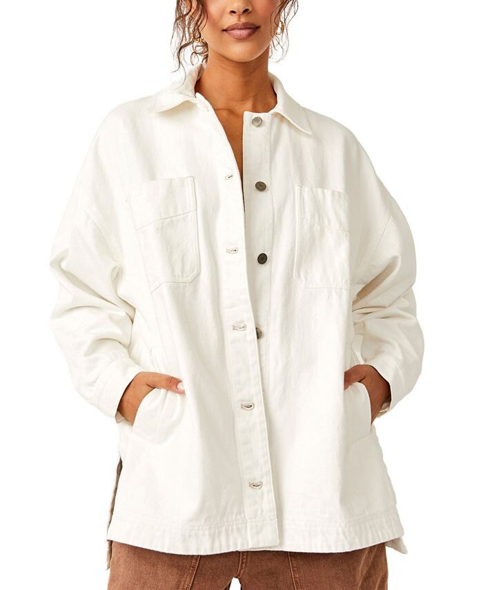 

Женская джинсовая куртка Madison City Free People, белый