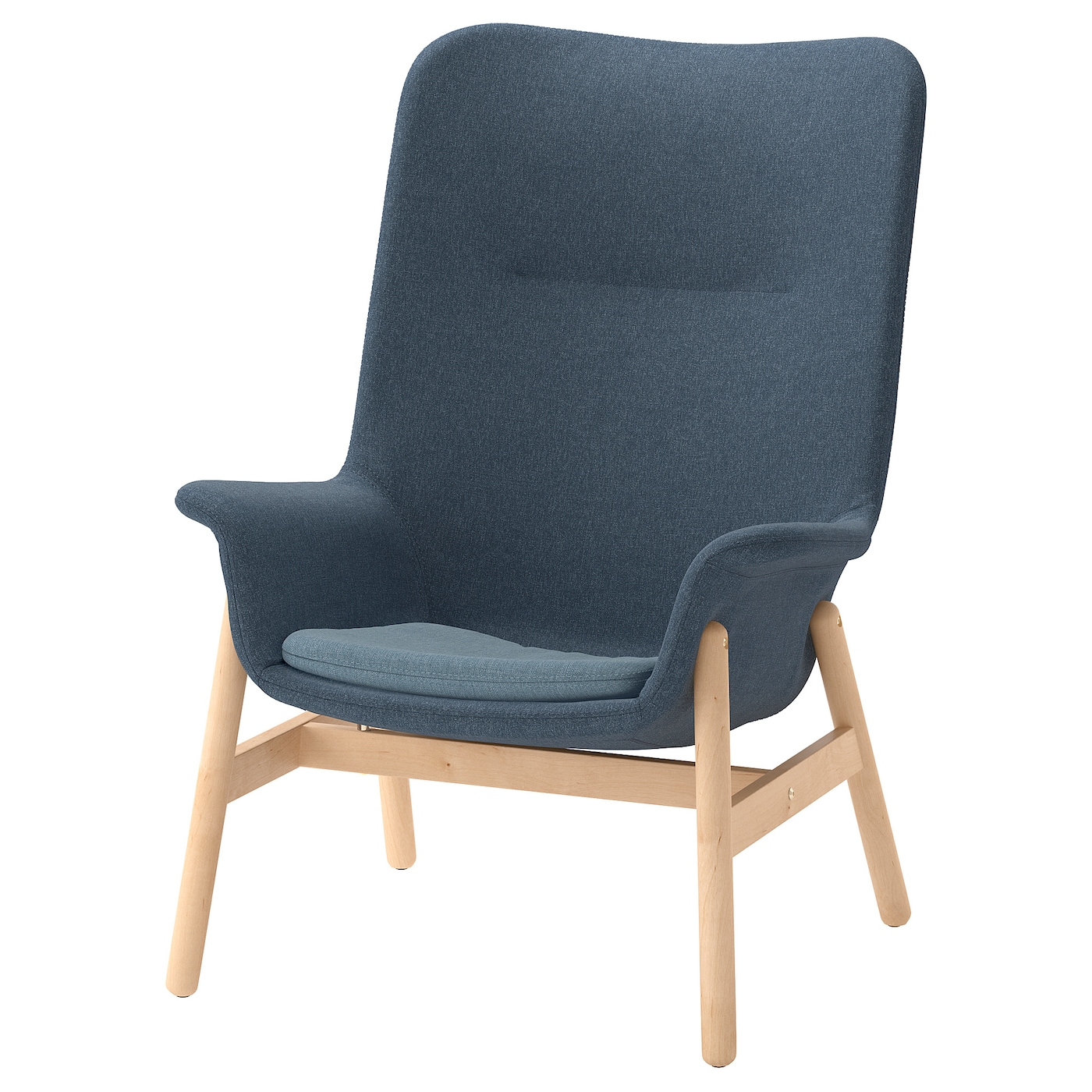 ВЕДБО Кресло с высокой спинкой, Гуннаред синий VEDBO IKEA