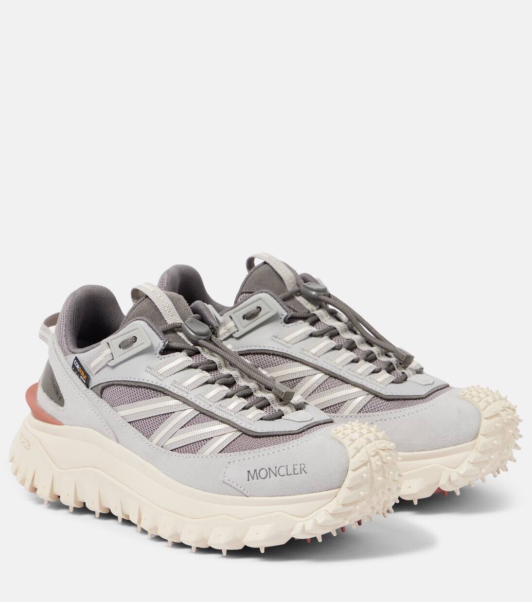 

Кроссовки для бега по пересеченной местности Trailgrip из кожи Moncler, розовый