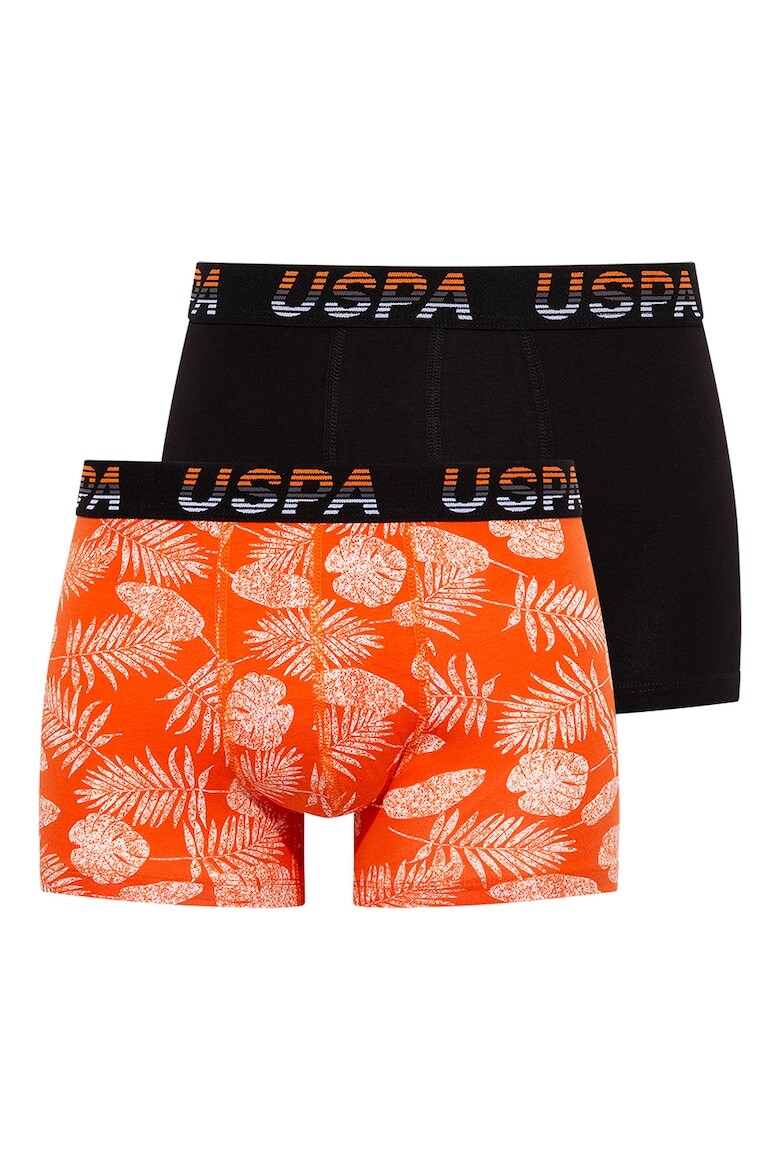 

Боксеры с логотипом, 2 пары U S Polo Assn , черный