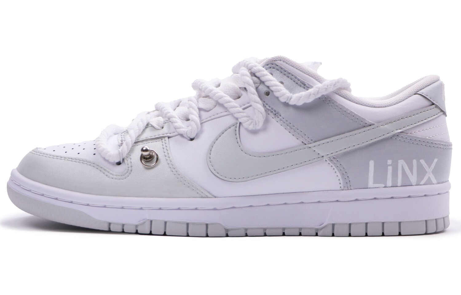 

Кроссовки Nike Dunk Skateboarding Shoes Men Low-top Green, светло-серый