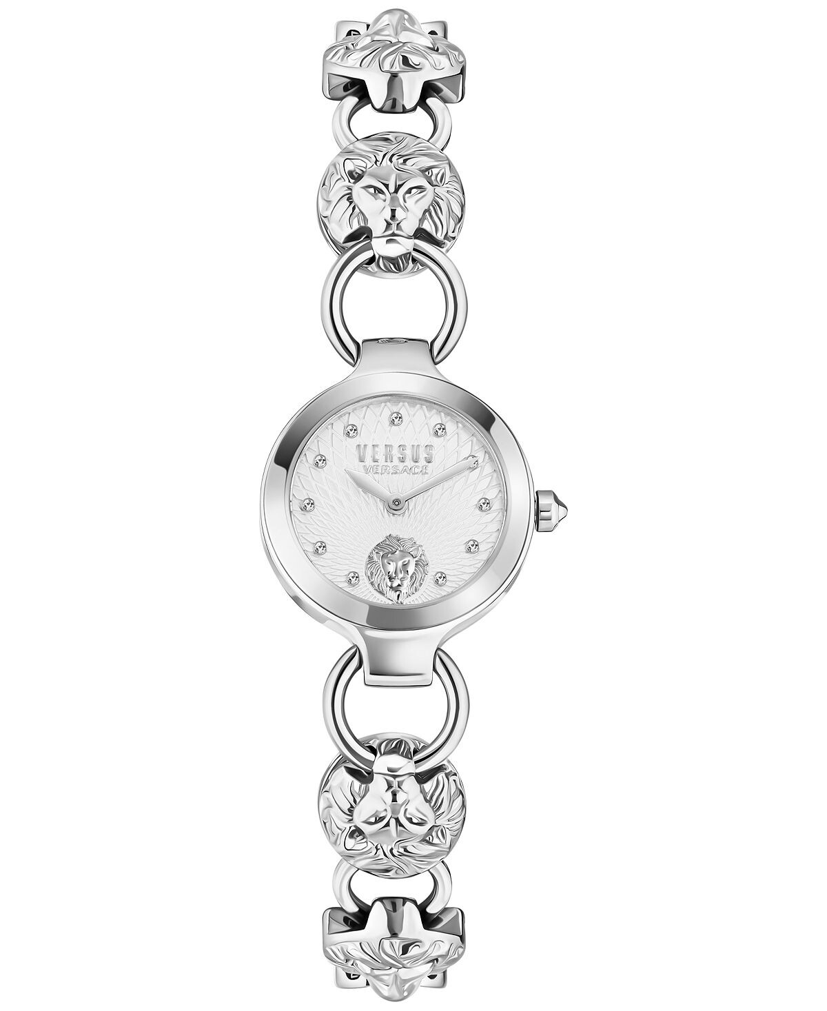 

Женские часы с браслетом из нержавеющей стали Broadwood Lion Link, 26 мм Versus Versace, серебро