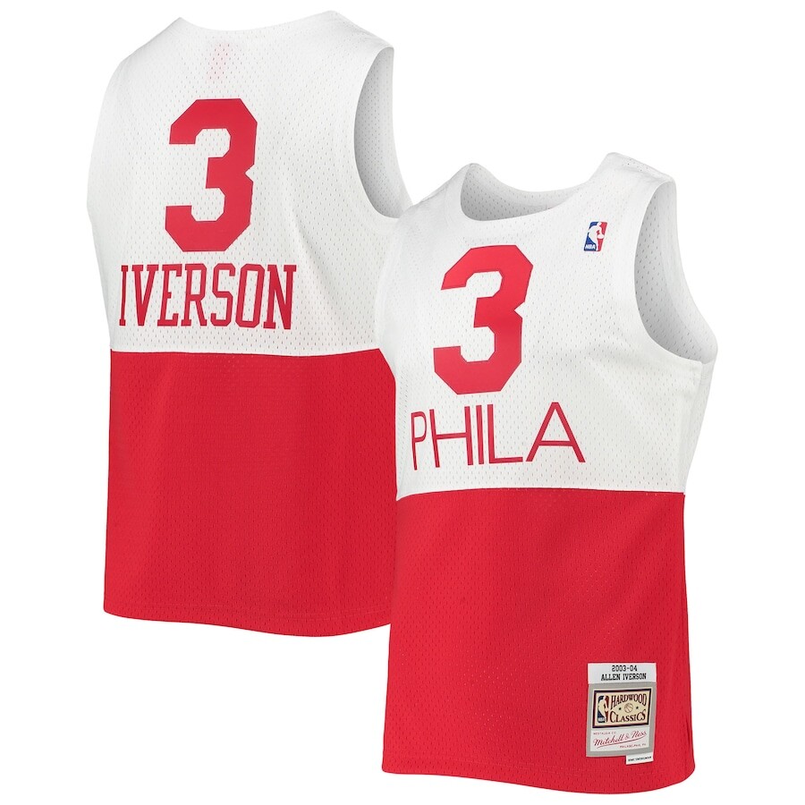 

Джерси Mitchell & Ness Philadelphia 76Ers, белый