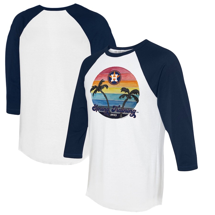 

Футболка с длинным рукавом Tiny Turnip Houston Astros, белый