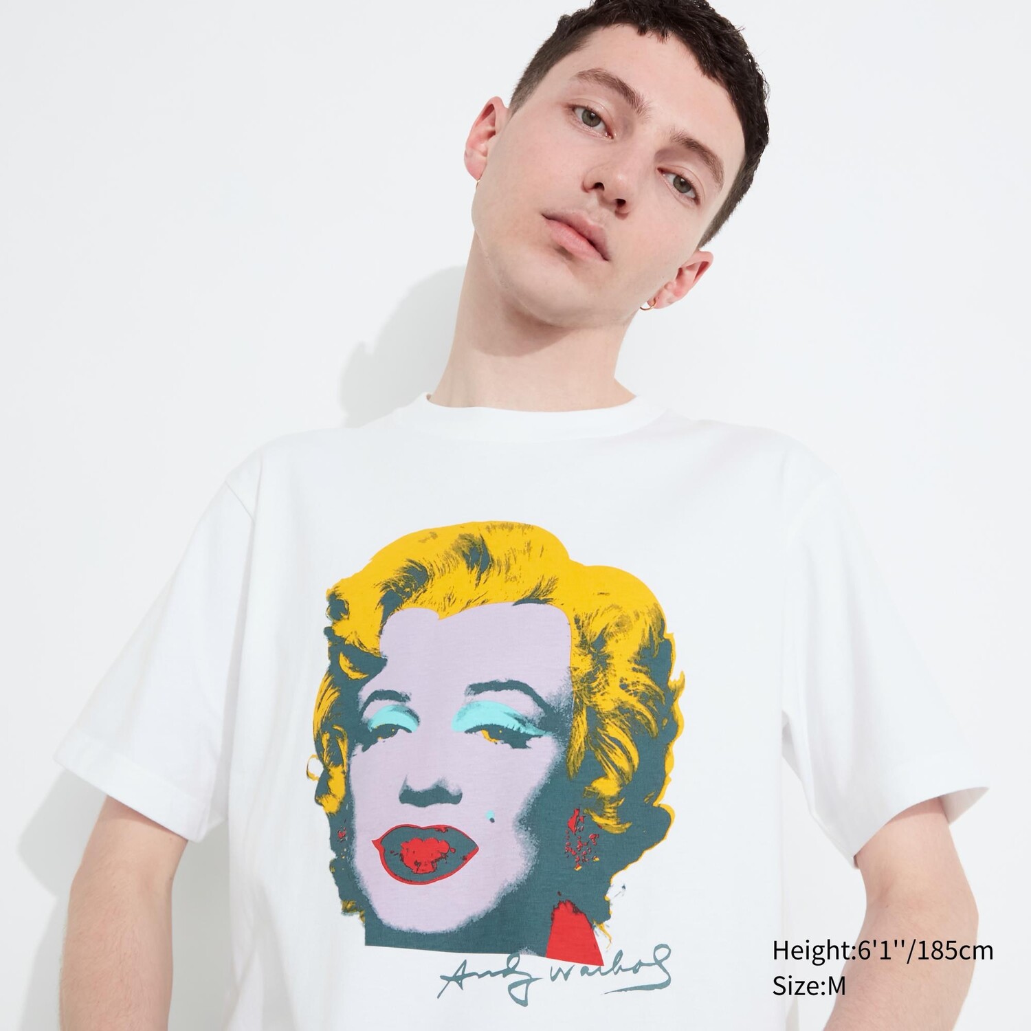 

Футболка с рисунком в стиле поп-арт UT Archive NY (Энди Уорхол) Uniqlo, белый