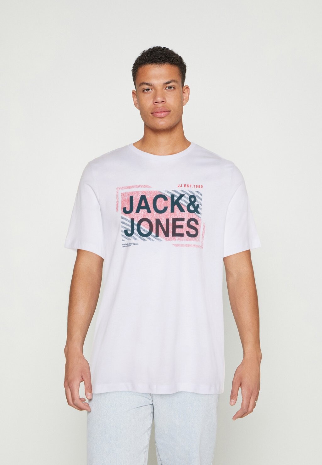 

Футболка с принтом Jack & Jones, белый
