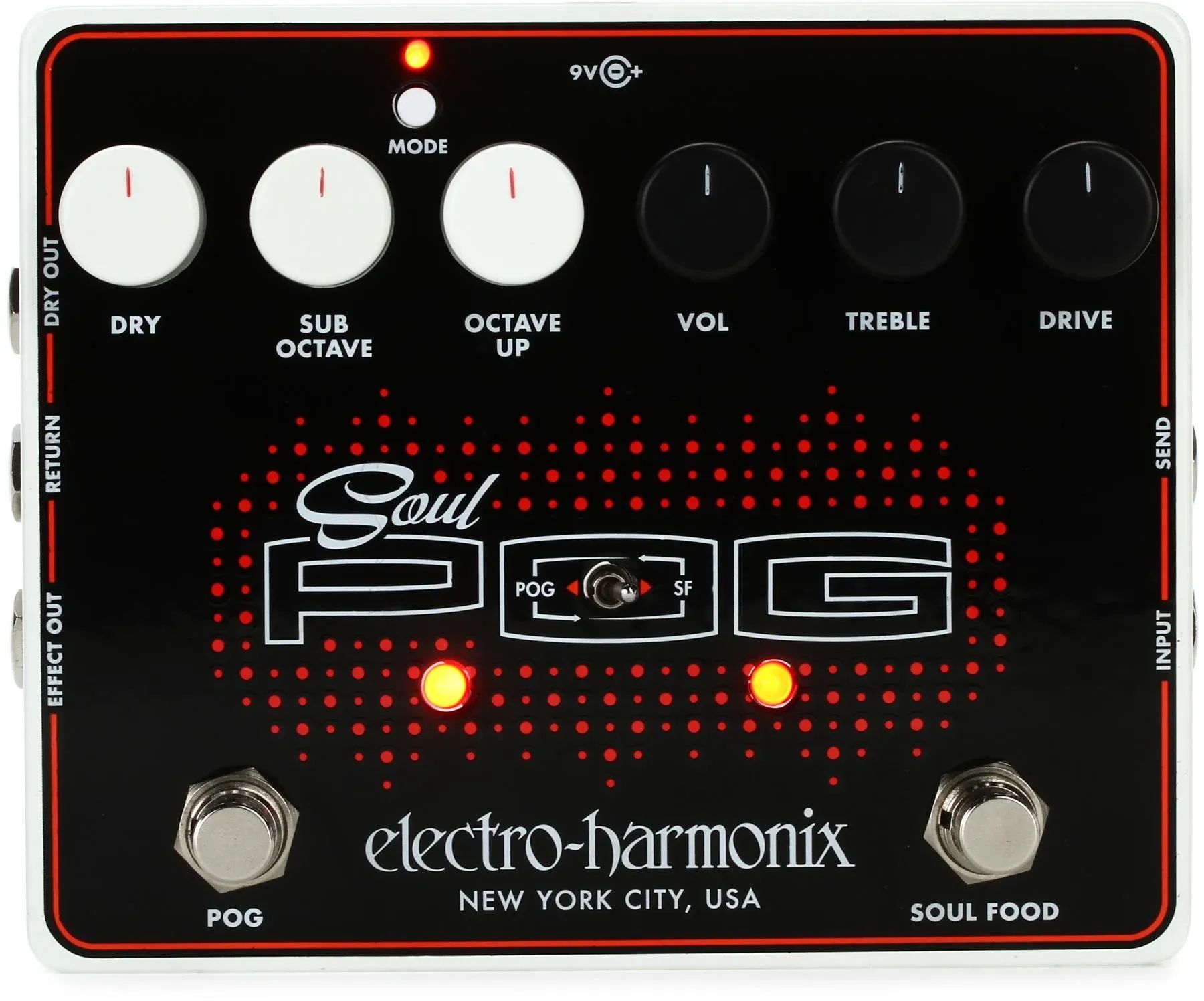 

Полифонический октавный генератор Electro-Harmonix Soul POG и педаль овердрайва