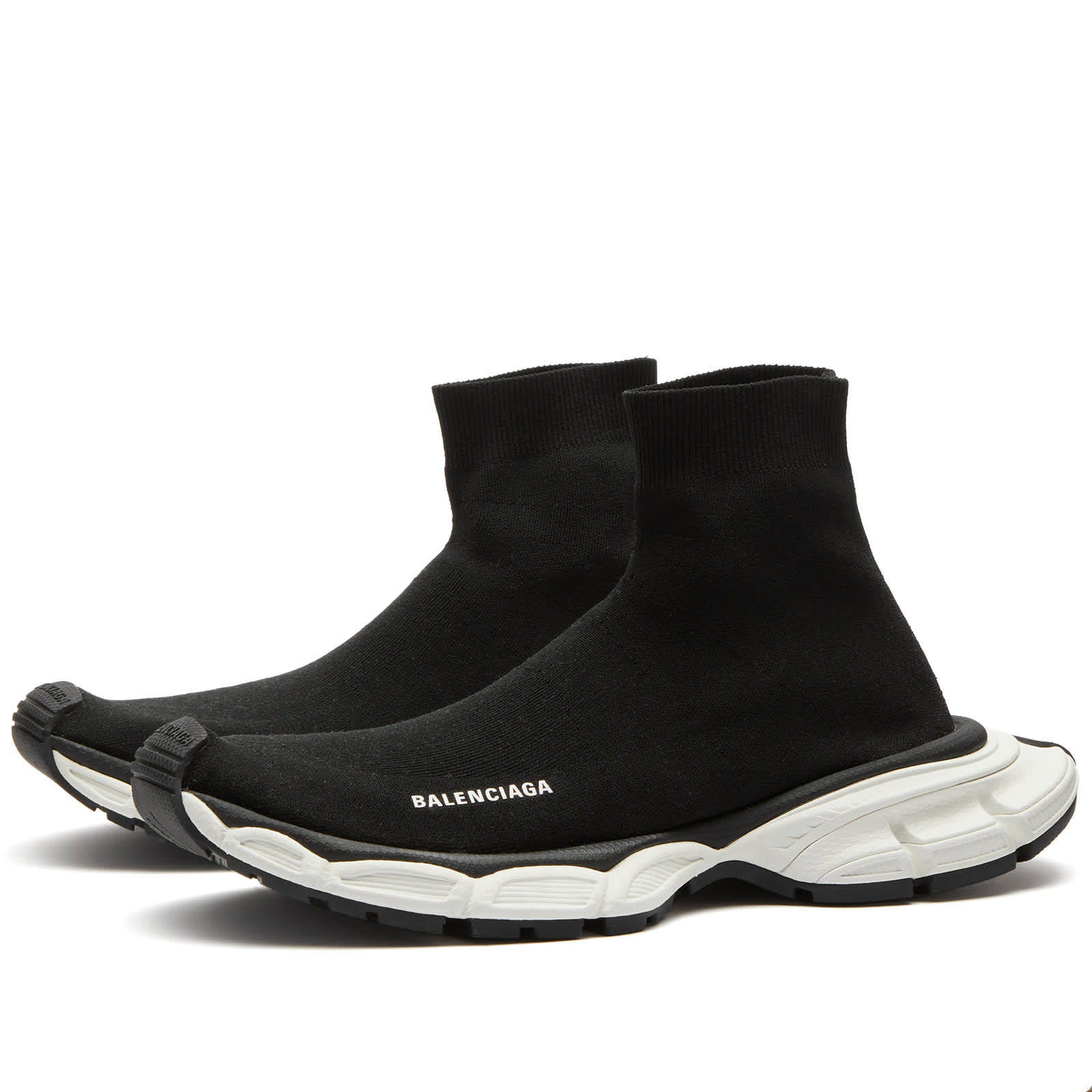 Кроссовки Balenciaga 3Xl Speed Runner, цвет Black & White