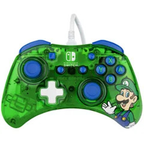 Wired Rockcandy Luigi Lime – Nintendo Switch Controller Nintendo wireless controller adapt to nintendo left right bluetooth gamepad for nintendo switch joy controller handle grip switch game