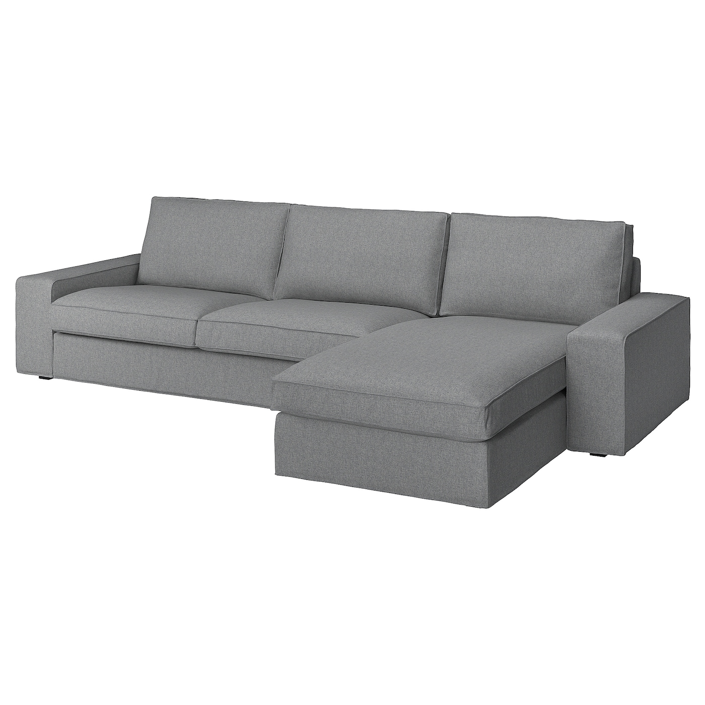 КИВИК 4-местный диван + диван, Тибблби бежевый/серый KIVIK IKEA
