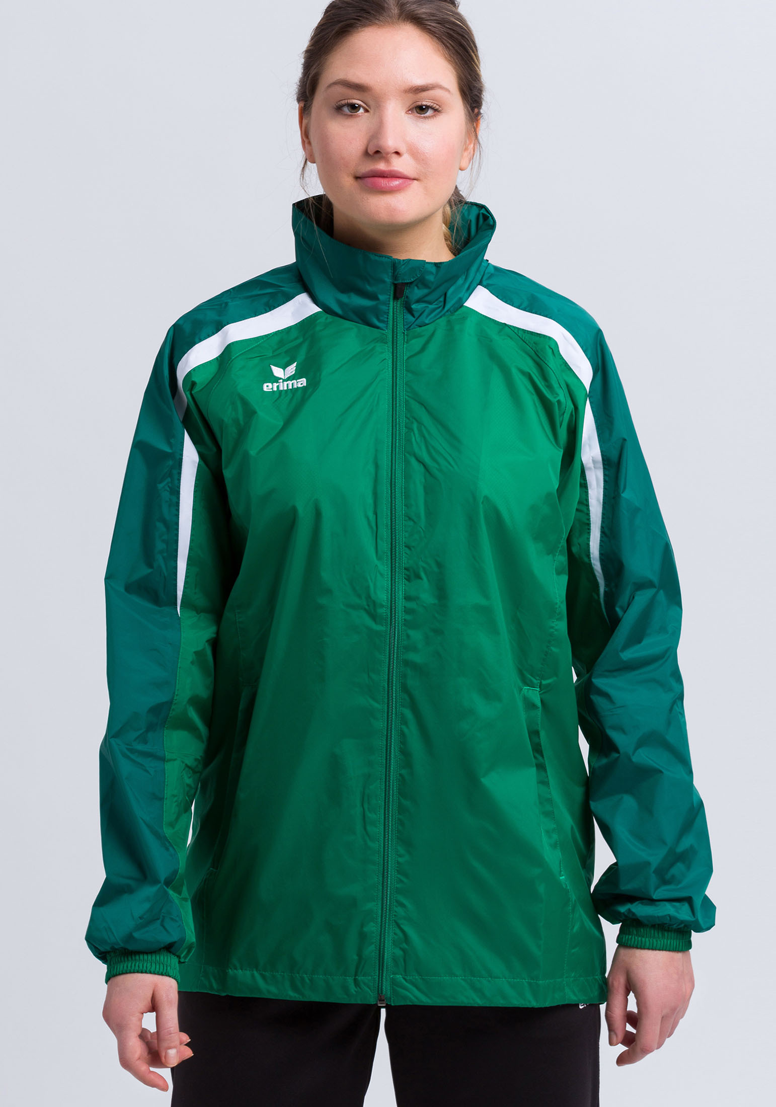 Функциональная куртка erima Liga 2.0 Allwetterjacke, цвет smaragd/vergreen/weiss