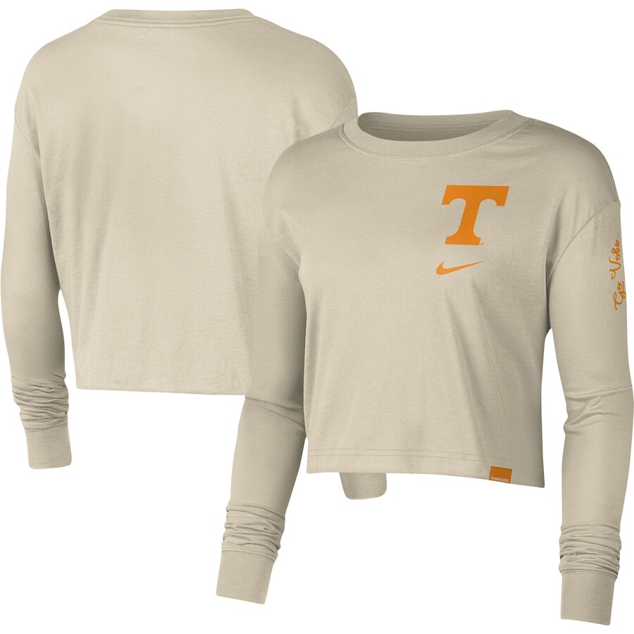 

Футболка с длинным рукавом Nike Tennessee Volunteers, кремовый