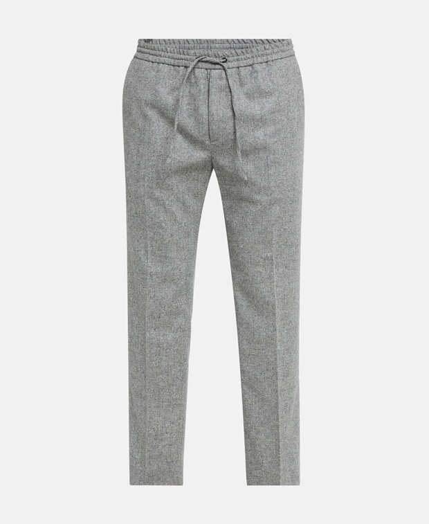 

Шерстяные брюки Calvin Klein, цвет Medium Grey