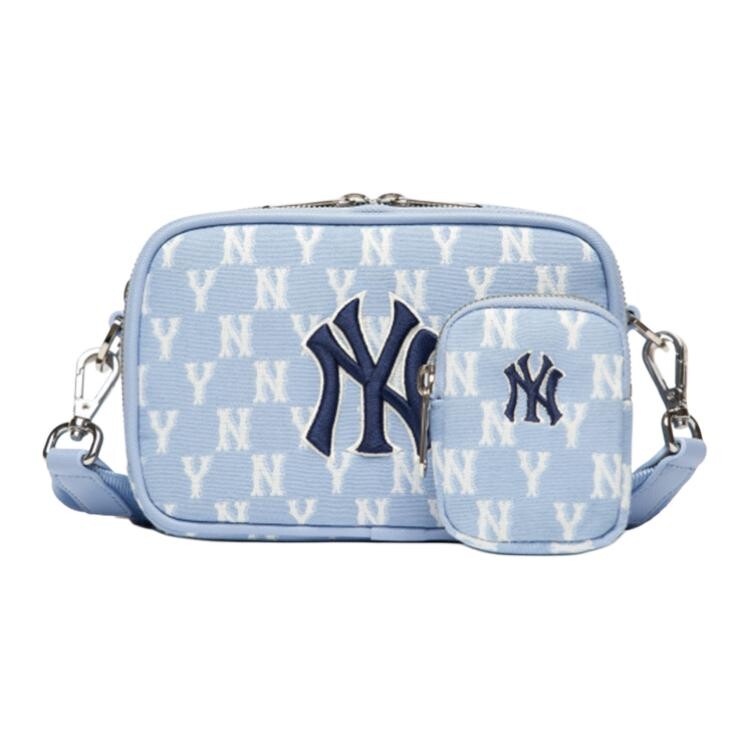 

Сумка через плечо унисекс из коллекции Monogram MLB, Смог синий и белый
