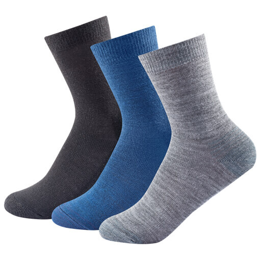 Носки из мериноса Devold Daily Light Kid Sock 3 Pack, цвет Kid Mix