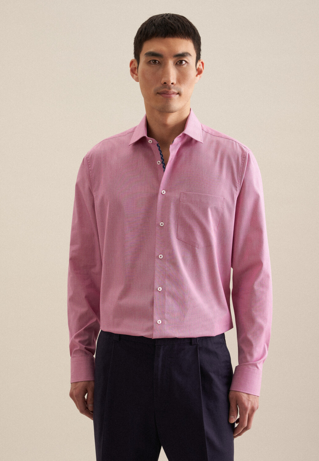 

Рубашка Seidensticker Business Regular, цвет Rosa/Pink