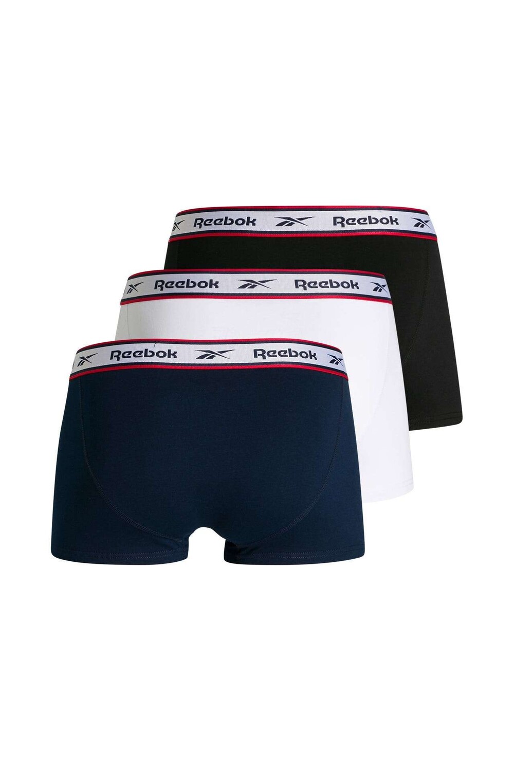 

3 пары трусов-боксеров Reebok, черный