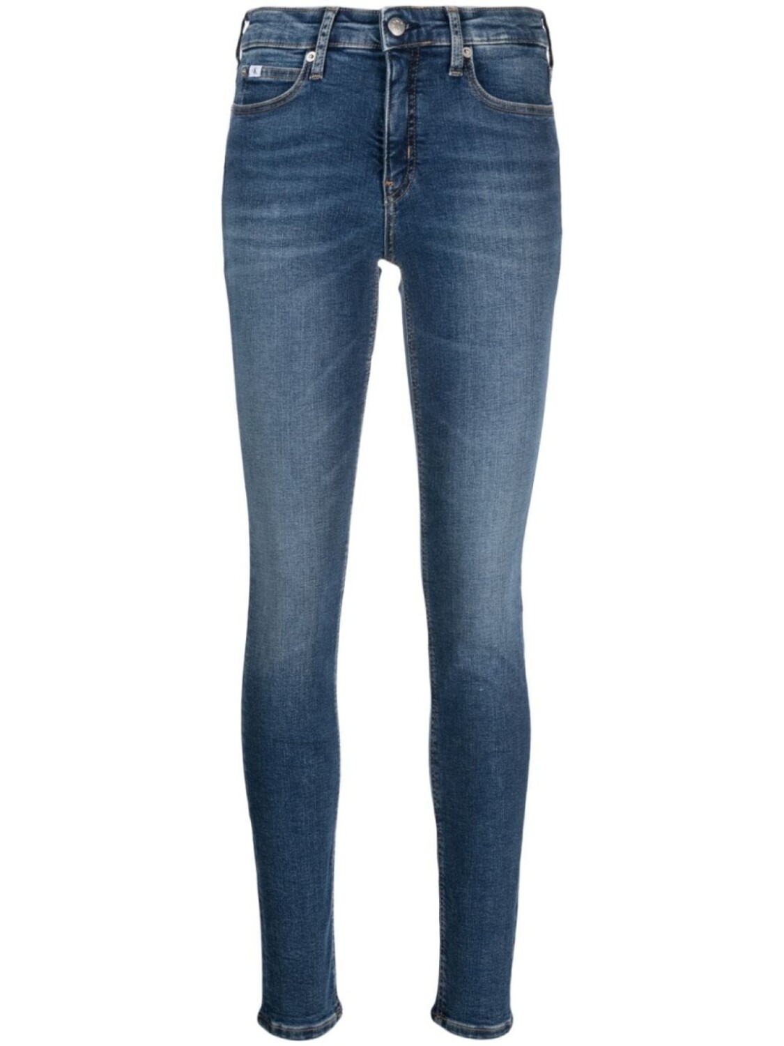 

Calvin Klein Jeans джинсы скинни с завышенной талией, синий
