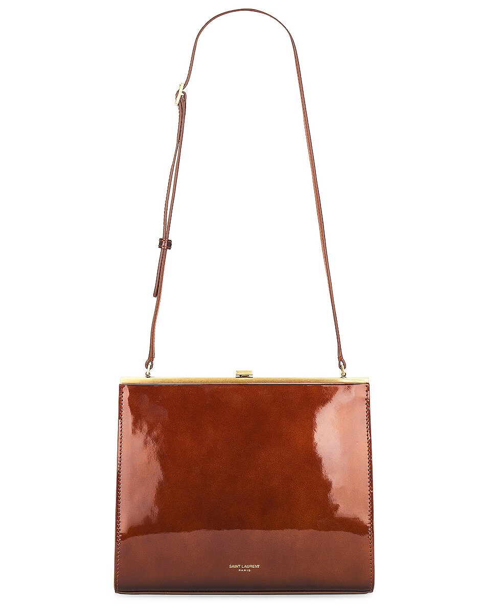 

Сумка мини Saint Laurent Small Le Anne-Marie Shoulder, цвет Brunette Brown