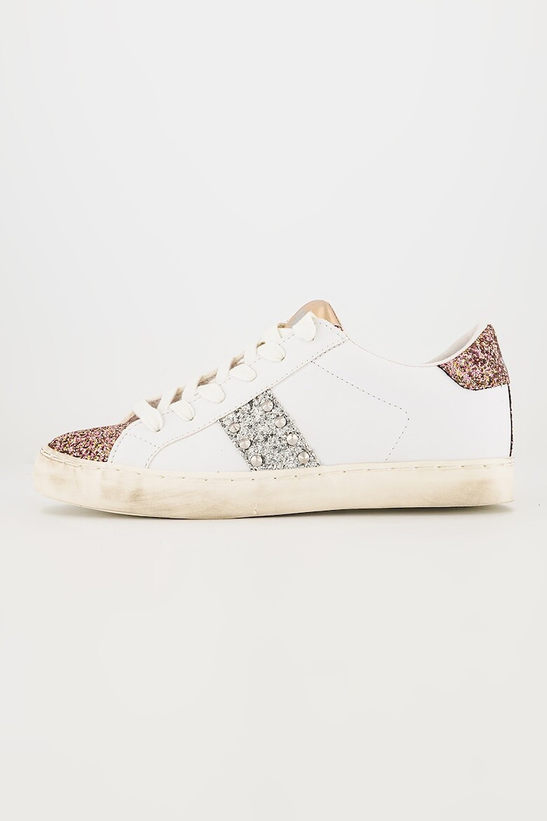 

Кроссовки Sneaks с люверсами и парчой Nine West, белый