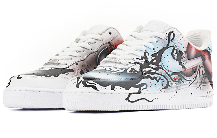 

Низкие кроссовки Nike Mens Air Force 1'07 Черный/Белый/Синий