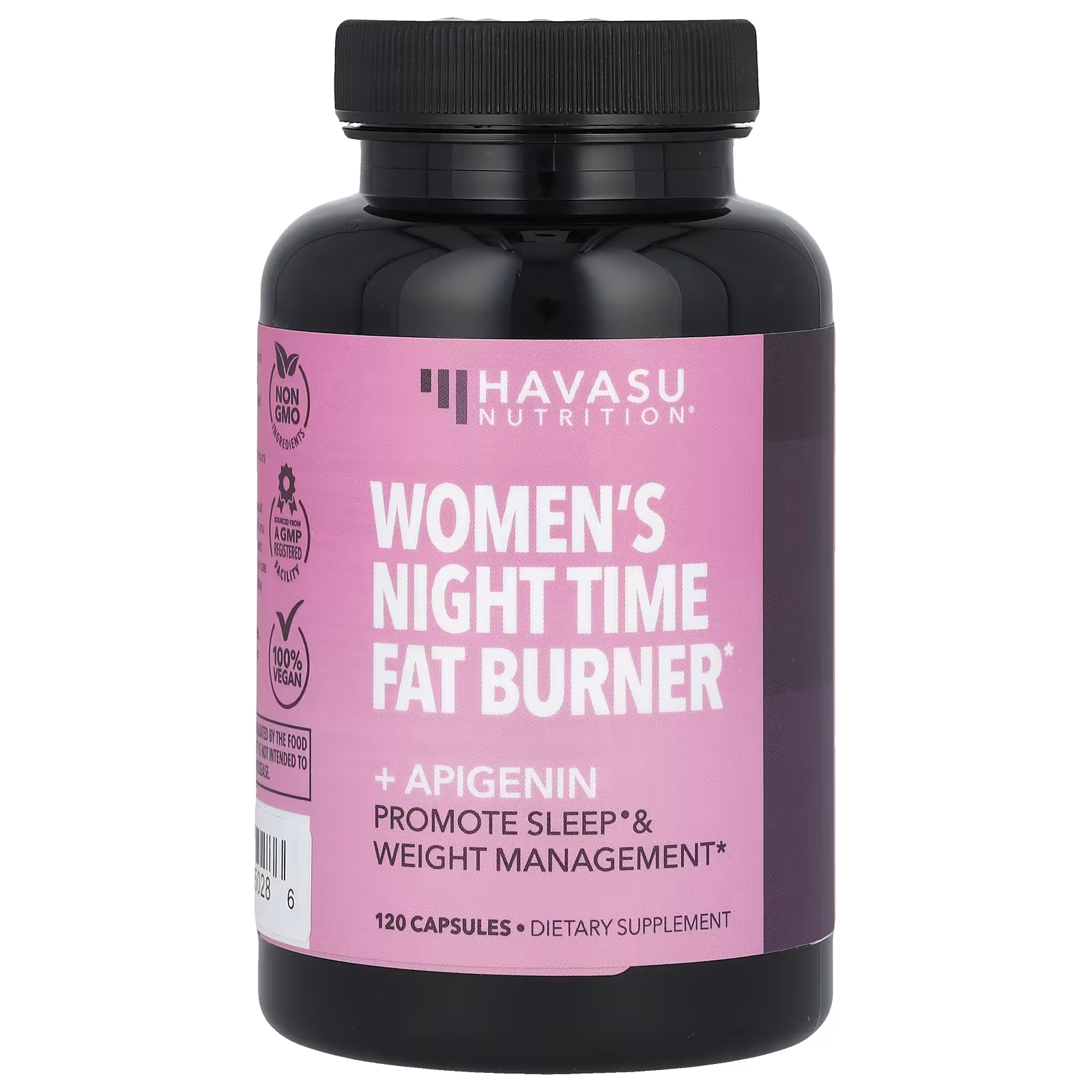Havasu Nutrition Женский ночной сжигатель жира + апигенин, 120 капсул