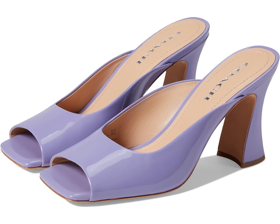 Туфли COACH Laurence Patent Leather Sandal, цвет Light Violet