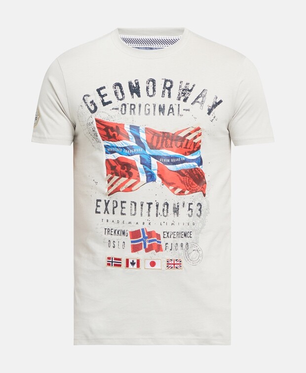 

Футболка Geographical Norway, светло-серый