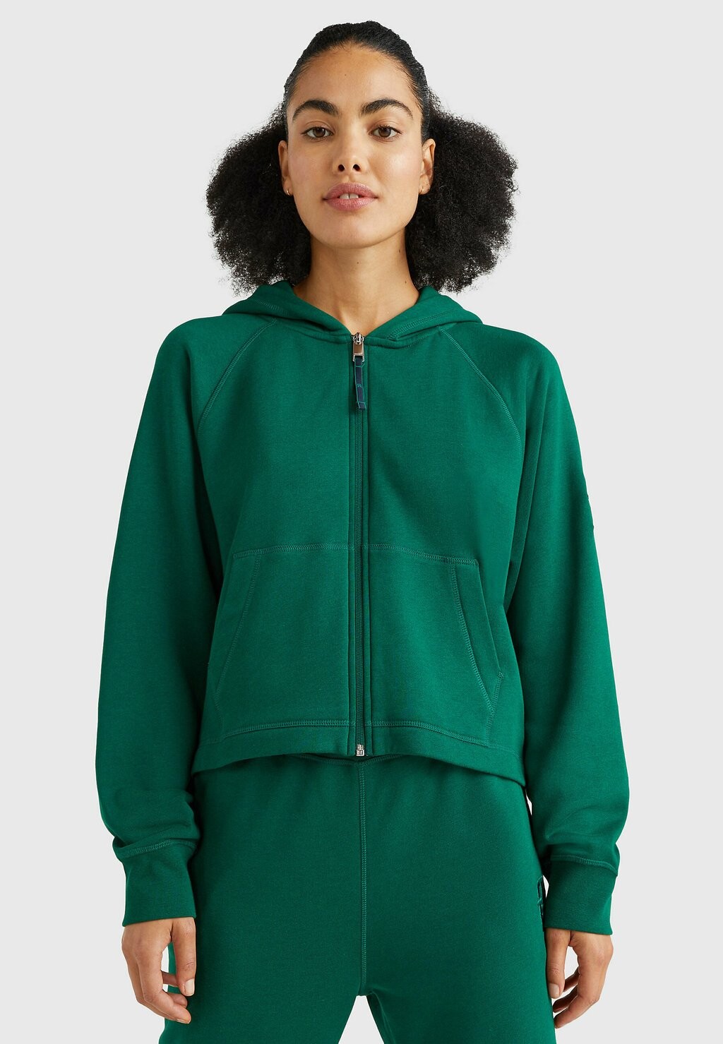 

Толстовка на молнии Tommy Hilfiger, зеленый