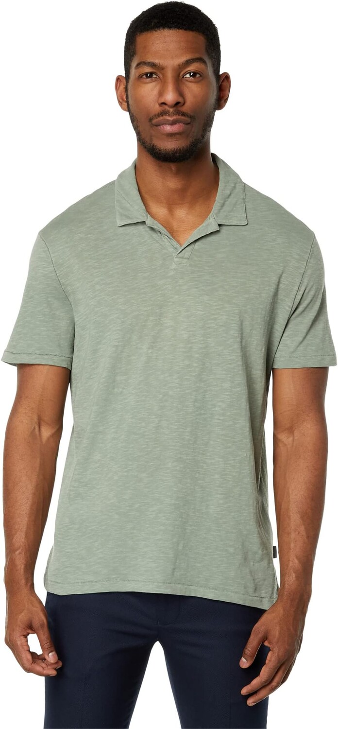 

Рубашка-поло Zion Short Sleeve Vintage Wash Cotton Slub Polo K5675Z1 John Varvatos, цвет Legume