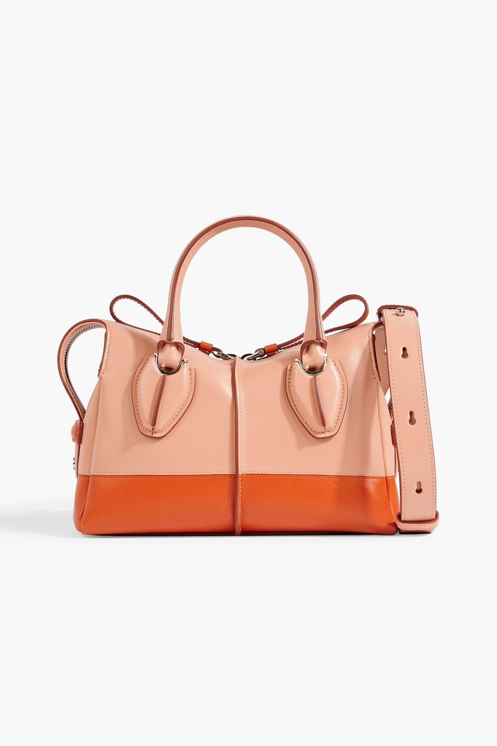 

Кожаная сумка-тоут Bauletto с молнией Micro TOD'S, оранжевый