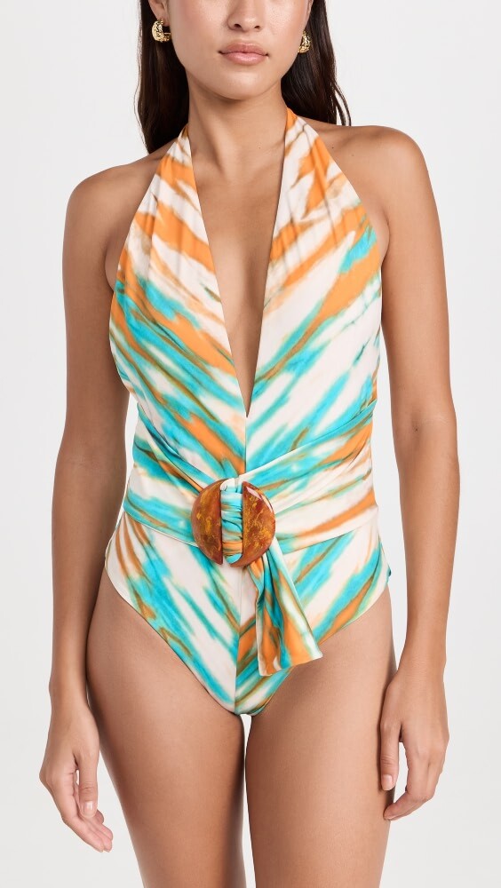

Боди Silvia Tcherassi Germain One Piece, оранжевый