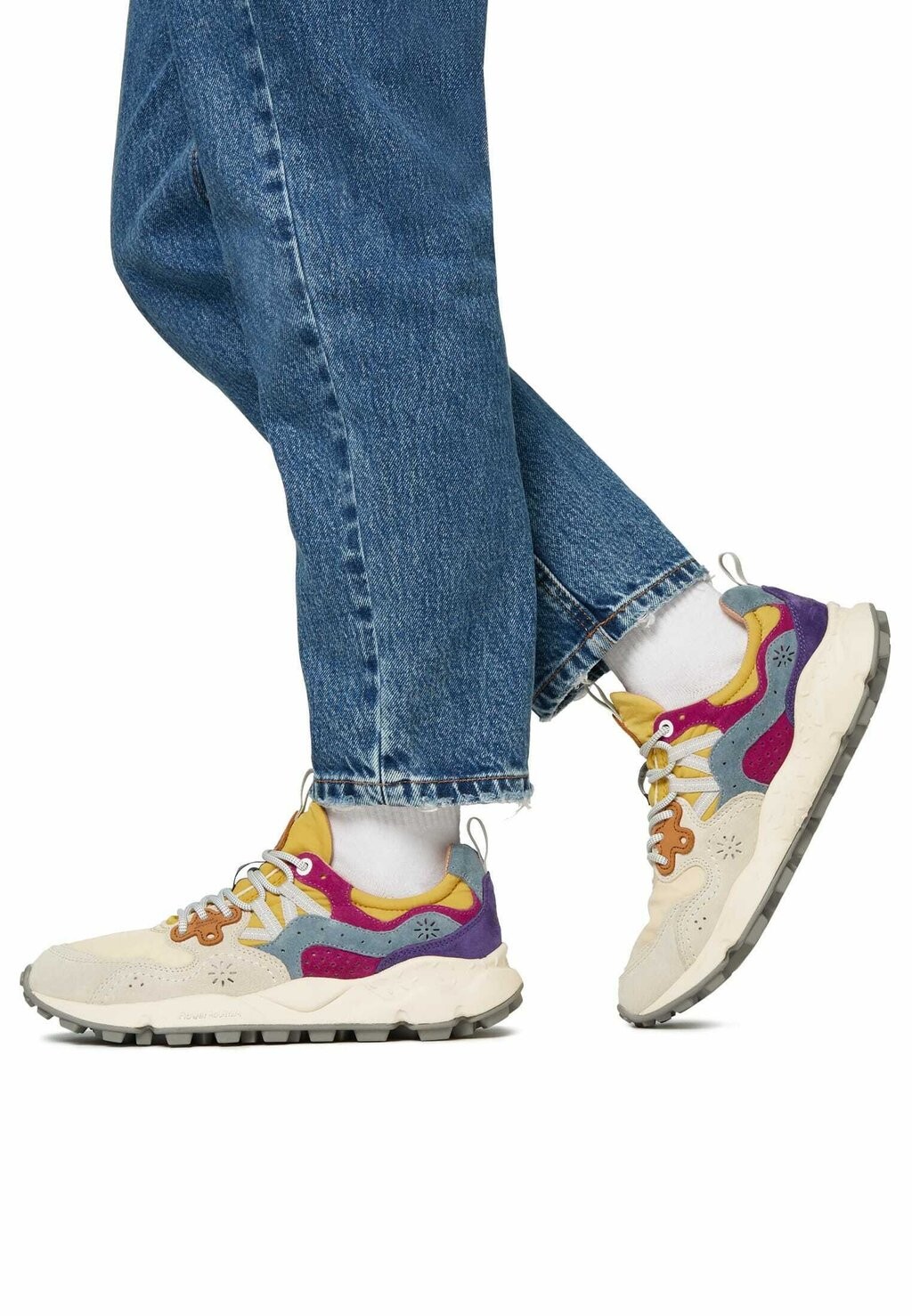 

Низкие кроссовки Yamano 3 Uni Flower Mountain, цвет creme weiß